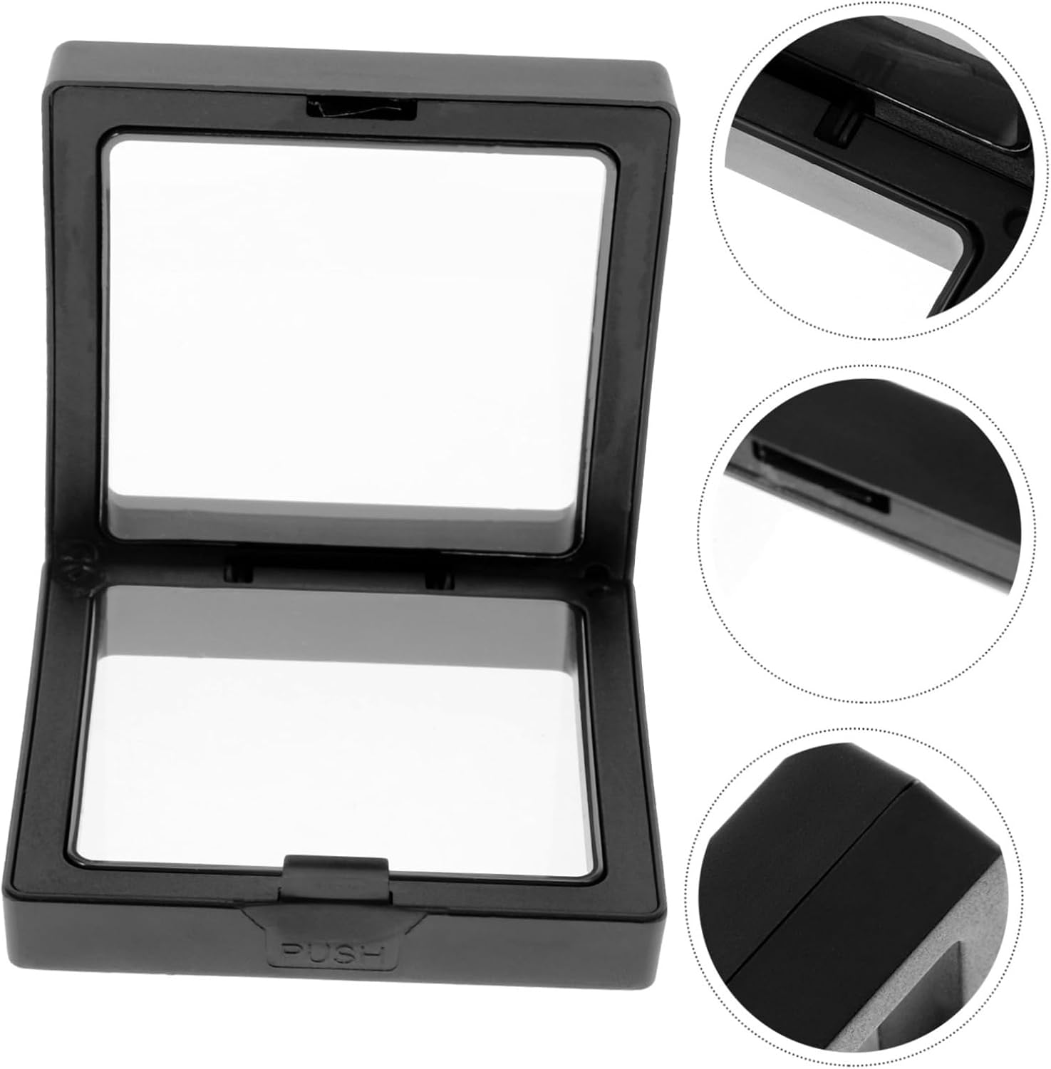 COLLBATH 12sets Transparent Pe Film Jewelry Display Box Versatile Bracelet Ring Storage High-end Packaging for Friends Family Durable Chic Design No Base