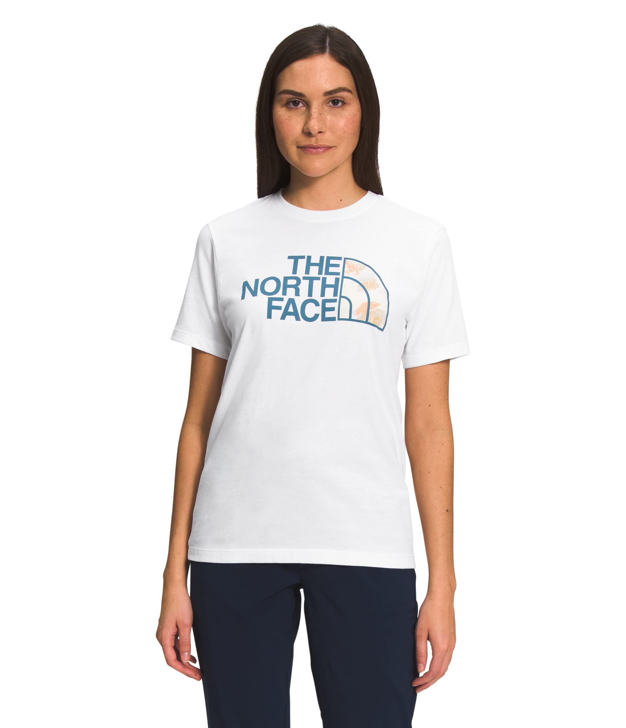 Women's Short Sleeve Half Dome Cotton Tee (Standard & Plus Size)