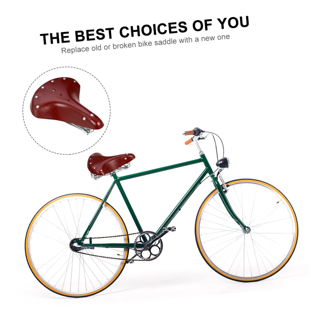 Amazon | BESPORTBLE ヴィンテージバイクサドル クラシック自転車