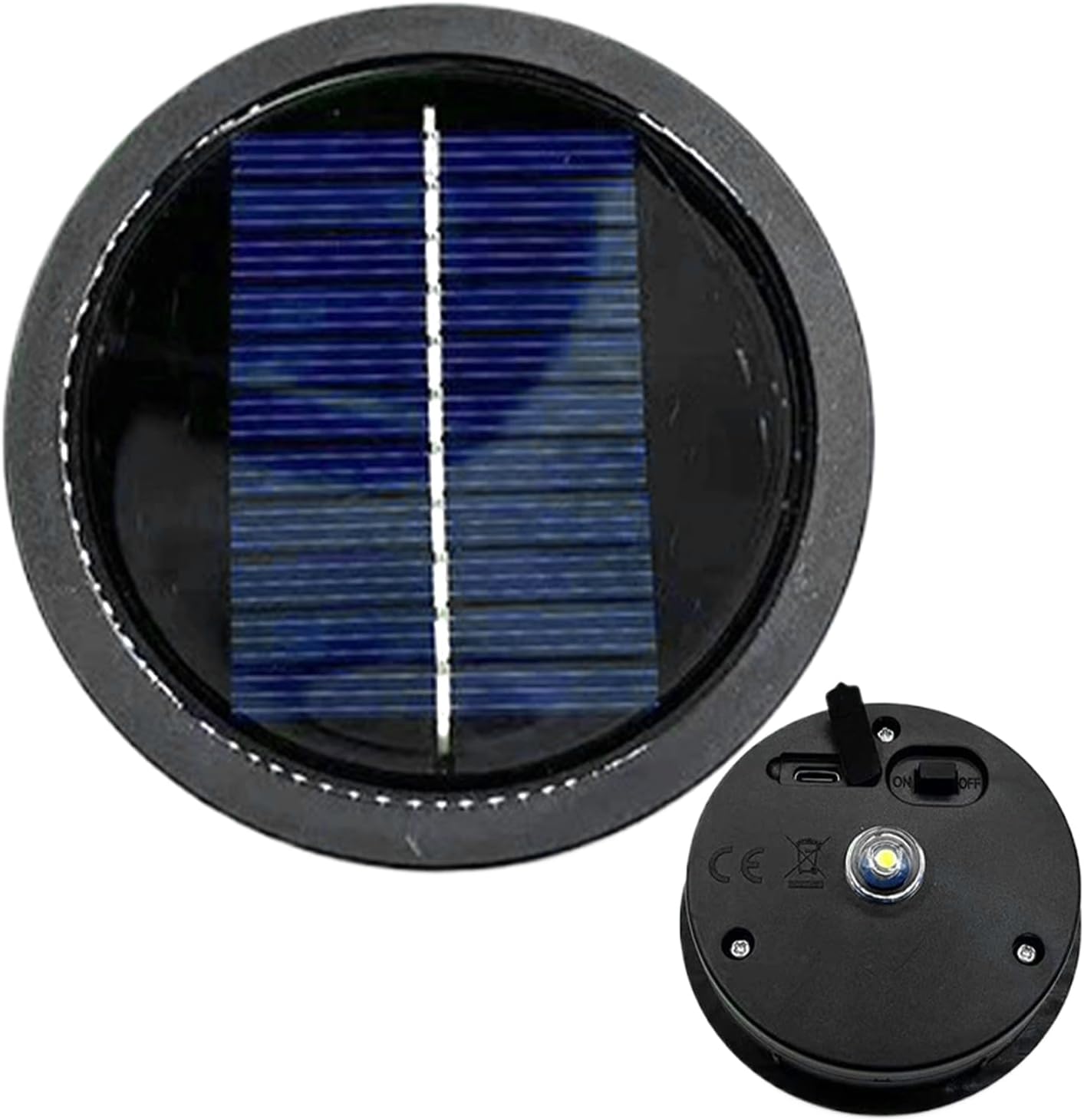 Replacement Solar Light Tops 600Mah LED Long-Lasting Lantern Parts