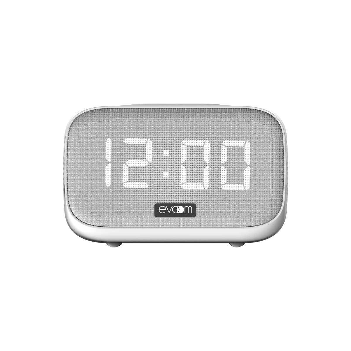 SOUNDUP - Radio Despertador con Altavoz y Cargador de inducción, Color Blanco