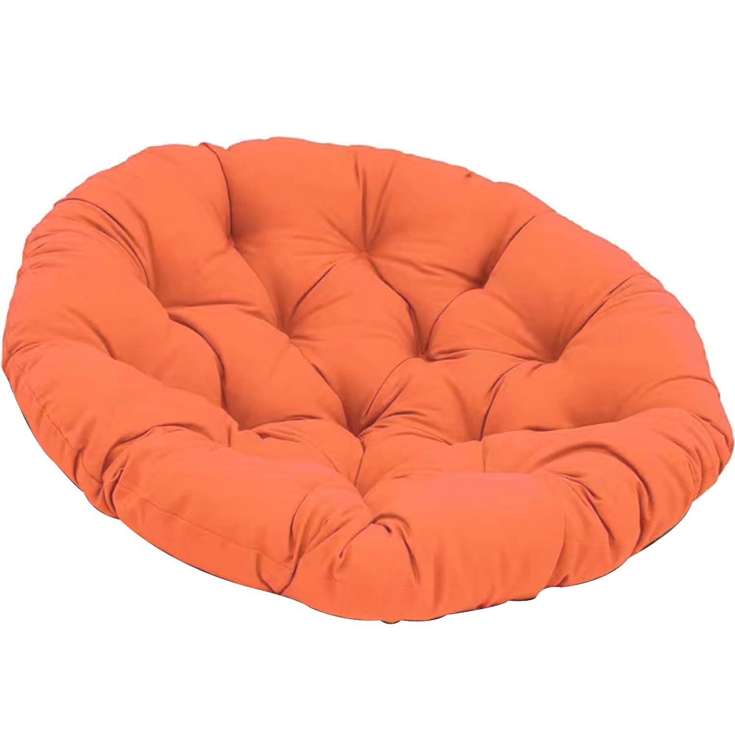 Coussin chaise suspendue exterieur rotin jardin galette ronde radar 40x40cm