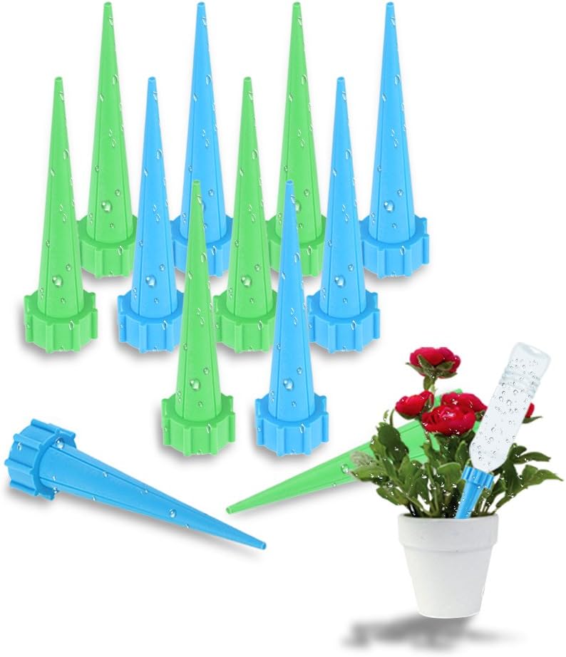 Plant Watering Stakes, Automatic Watering Spikes System, Plant Self Drip Irrigation Slow Release For Indoor Or Outdoor Houseplants, Perfect For Vacation Plant Watering. (12 pack set)