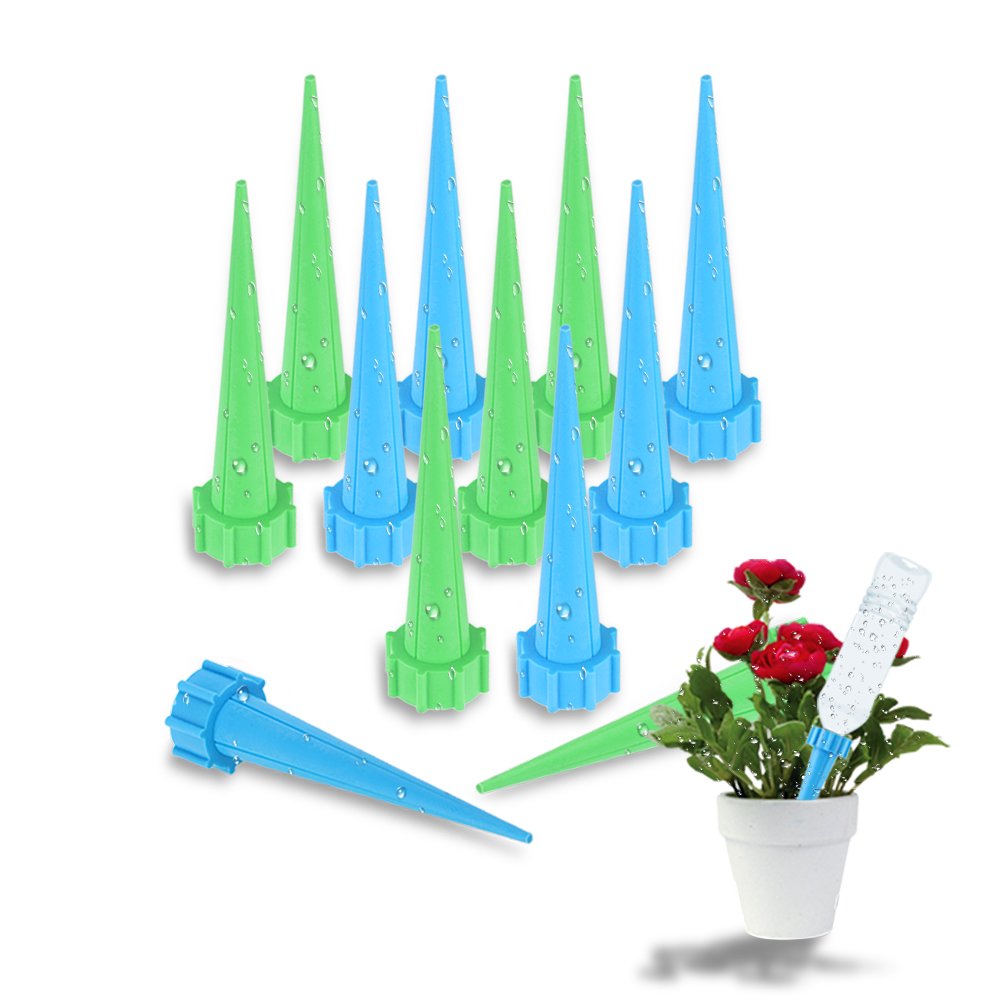 Plant Watering Stakes, Automatic Watering Spikes System, Plant Self Drip Irrigation Slow Release For Indoor Or Outdoor Houseplants, Perfect For Vacation Plant Watering. (12 pack set)