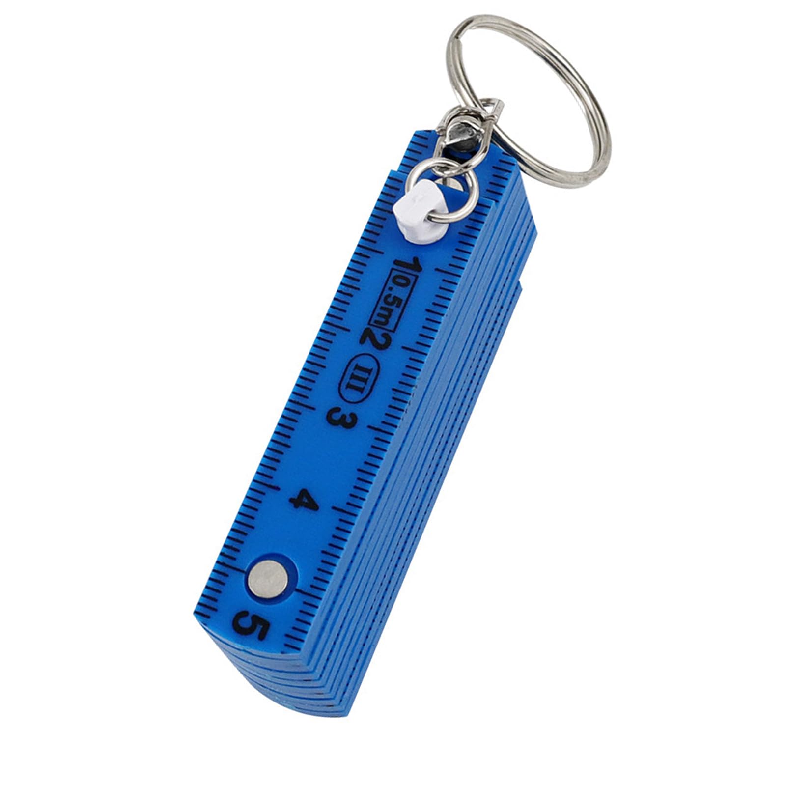 Multipurpose Folding Scale 0.5 Meter Length Double Side Measurement Marking for Leatherworking Papercraft Portable ABS Measuring Ruler