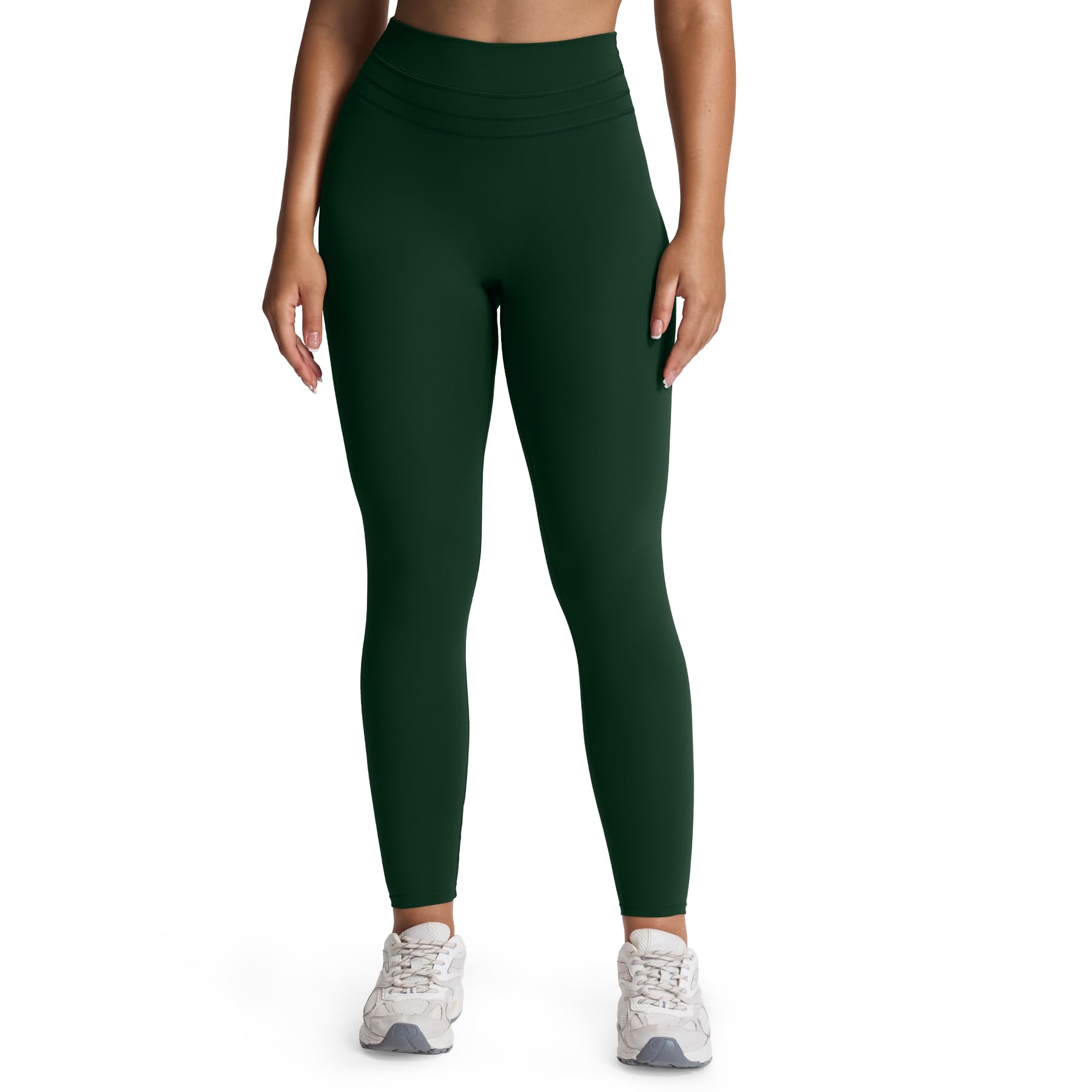 Aoxjox High Waisted Workout Leggings for Women Scrunch Tummy Control Luna Buttery Soft Gym Yoga Pants 26