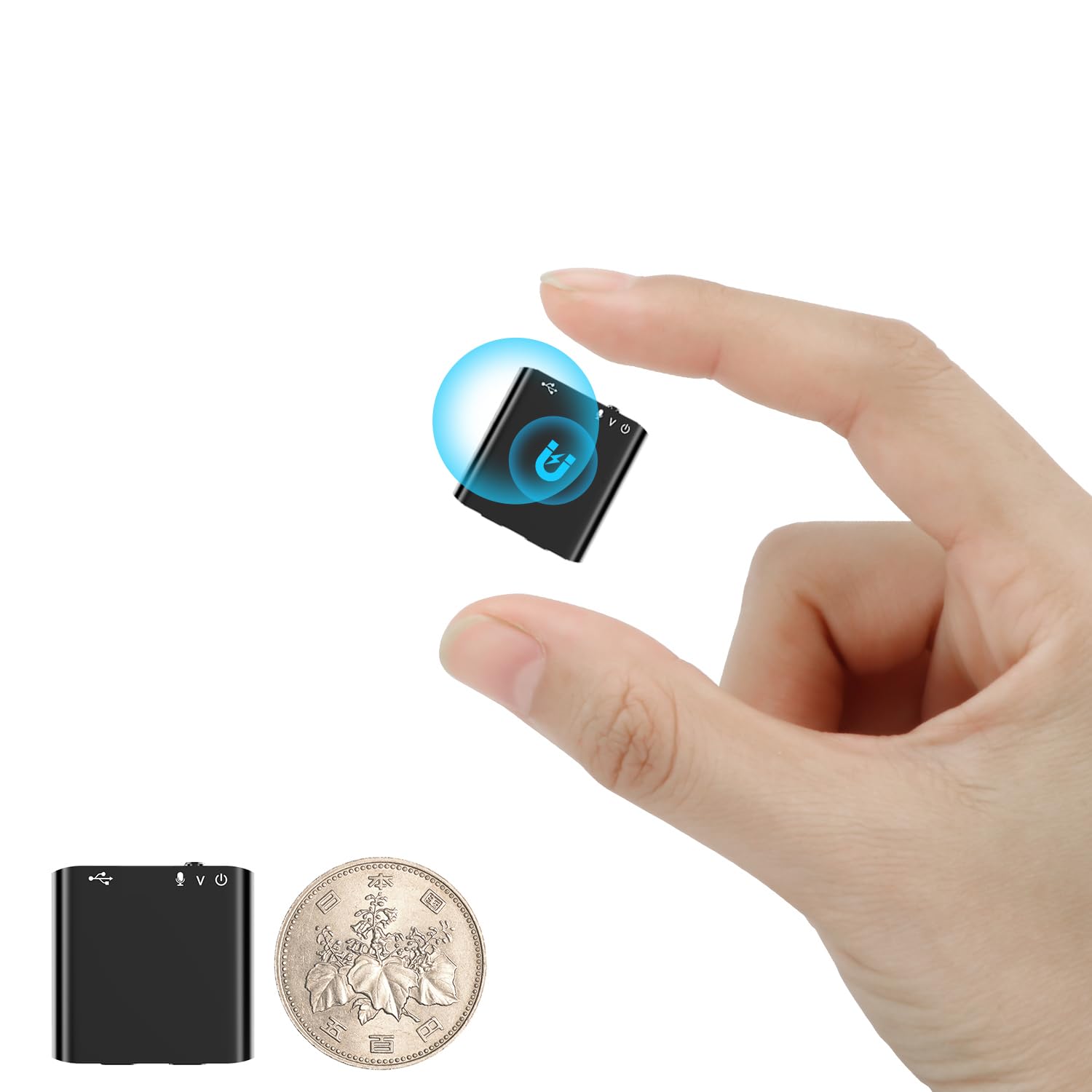 Amazon.co.jp: TDW ボイスレコーダー 超小型 16GB大容量 ICレコーダー 小型ボイスレコーダー ミニレコーダー 録音機  30時間連続録音 軽量 遠距離録音 音声検知 ワンタッチ録音 自動保存 多機能 携帯便利 簡単操作 ノイズキャンセリング技術 30日間待機 ...