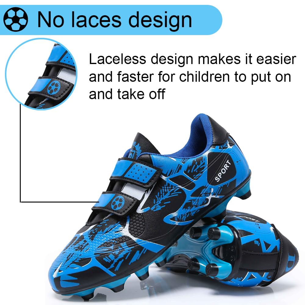 Scarpe da Calcio Ragazzi Scarpe da Calcio Bambini Scarpe da Ginnastica Ragazze Scarpe da Allenamento da Calcio Antiscivolo Unisex 28-37