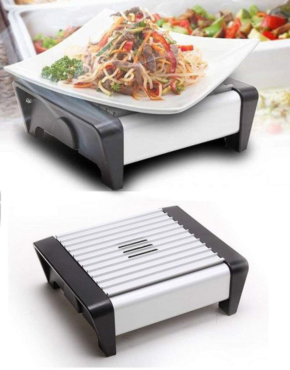 Food Warmer and Buffet Server Food Warmer Portable Keep Tea or Food Easily Portable Single Furnace Candle Aluminum Food Warmer-image-45