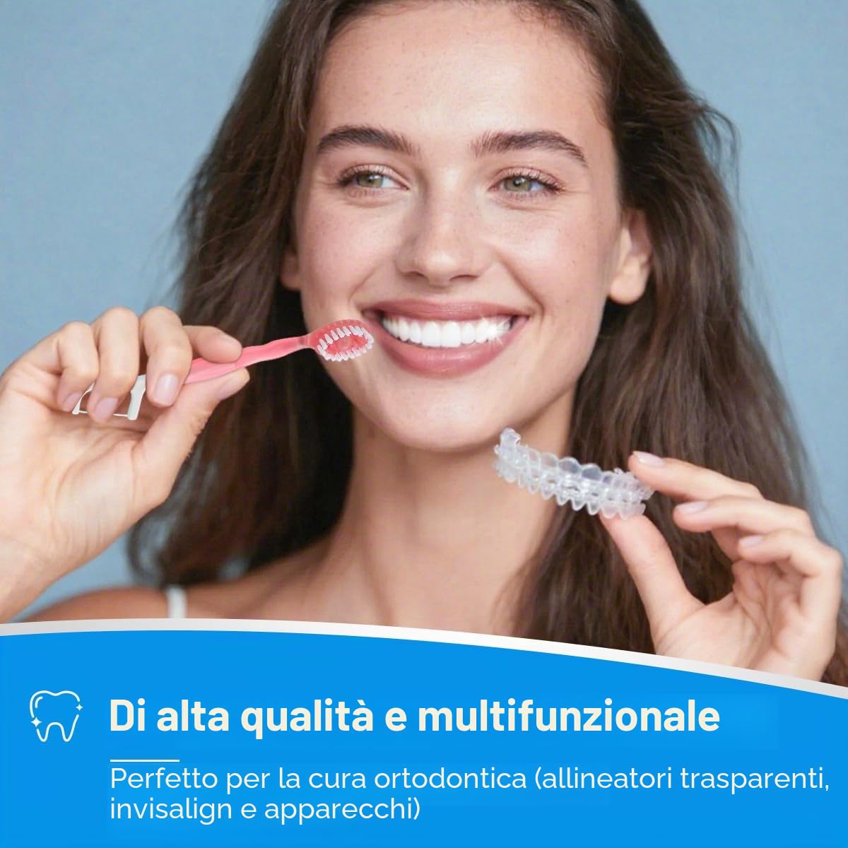 72 Pezzi Mini Spazzolini Portatile Spazzola Monouso con Dentifricio | 5 in 1 Spazzola, Dentifricio, Filo, Raschietto Lingua, Stuzzicadenti. Confezione singola. Portatile Spazzolino da Viaggio