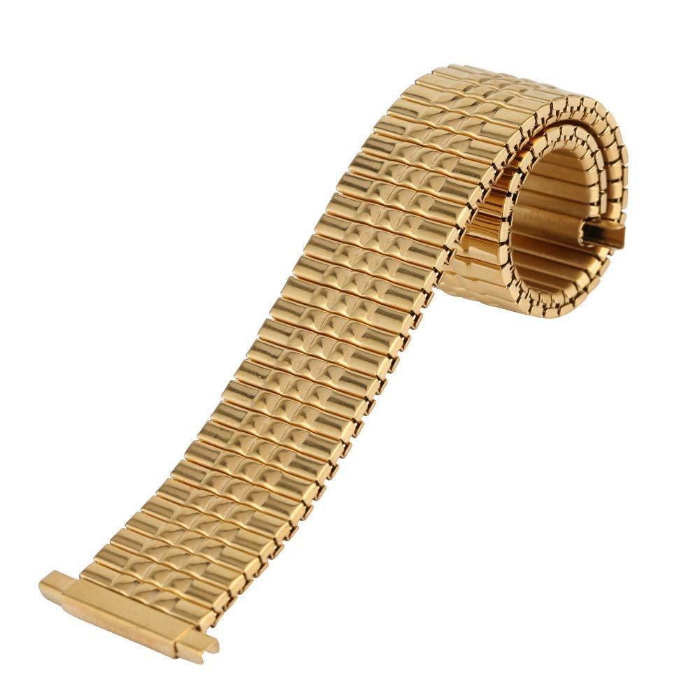 Cinturino per Orologio Cinturino per Orologio Elastico 16mm Cinturino in Acciaio Inossidabile 18mm Senza Fibbia in Metallo Sostituzione Cinturino per Orologio da 20mm Bracciale da 22mm