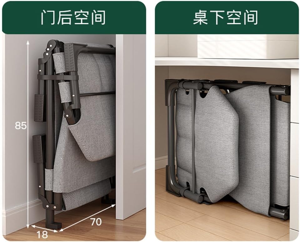 Lunch Break Folding Bed Office Single Recliner Office Workers Nap Artifact Portable Beds(180 * 60cm)