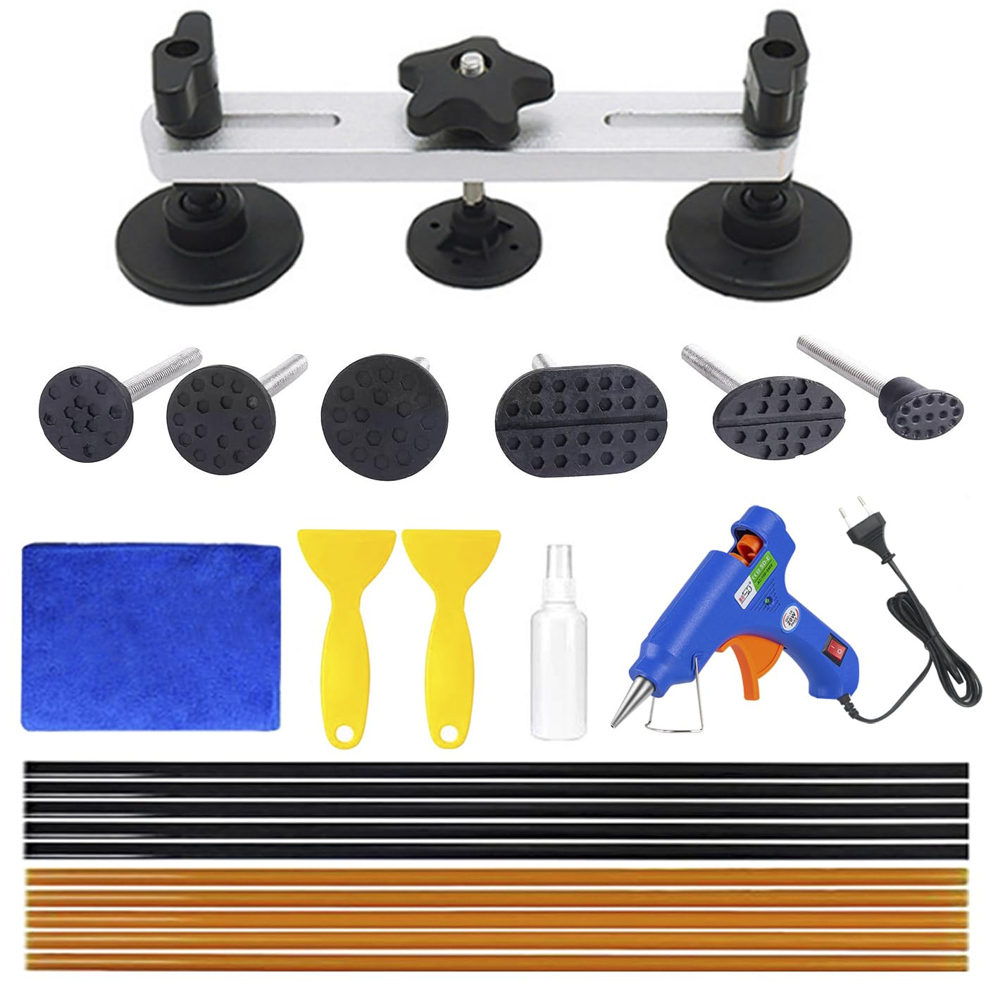 MENQANG HQ-0909 Dent Kit Tools, Body Dents Remover Kit for Car Body Hail Damage Vehicle Dents / Hail Damage Removal