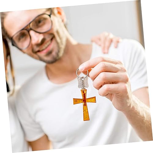 Miniatura 3 de COHEALI Molde de llavero de silicona para caramelos, crucifijo de silicona, moldes de resina de silicona, moldes de resina de silicona, molde de