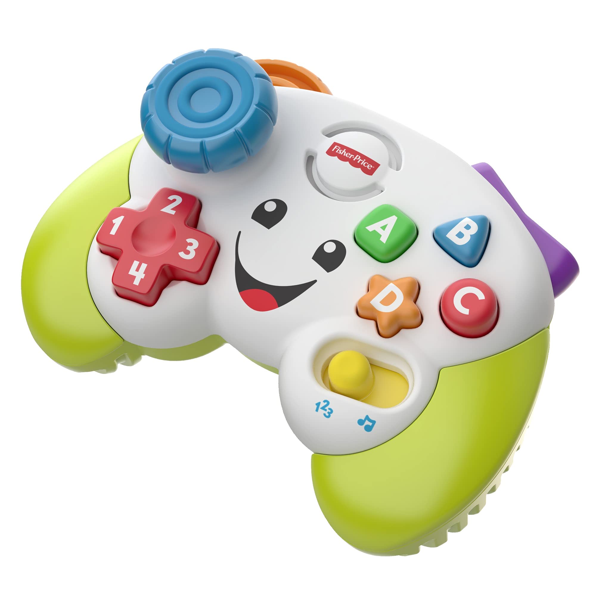 Fisher-Price „Ucz się i śmiej!” Wesoły Padzik Malucha – Teraz nawet najmłodsi gracze mogą przejąć kontrolę nad nauką dzięki tej interaktywnej zabawce, która uczy liczb, kolorów, FWG20