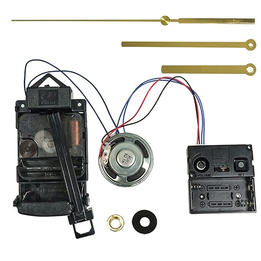 EUBUY Quartz Pendulum Clock Movement Mechanism Repair Parts Replacement Kit Battery Powered Chime