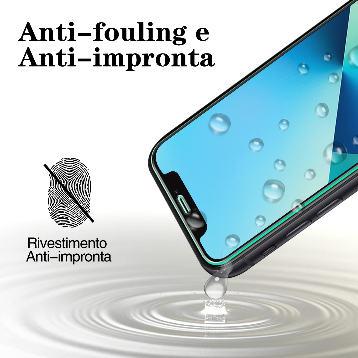 Pellicola Vetro Temperato MAYtobe Per IPhone 16e 2025 - 2 Pezzi, Durezza 9H