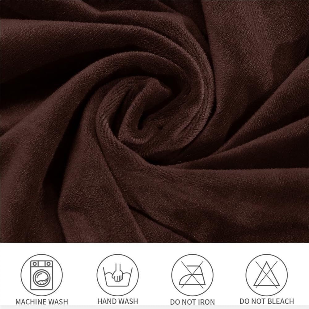 HOMEP - Funda para consola reclinable con portavasos y funda para sofá reclinable, protector de piel para sala de estar (marrón)