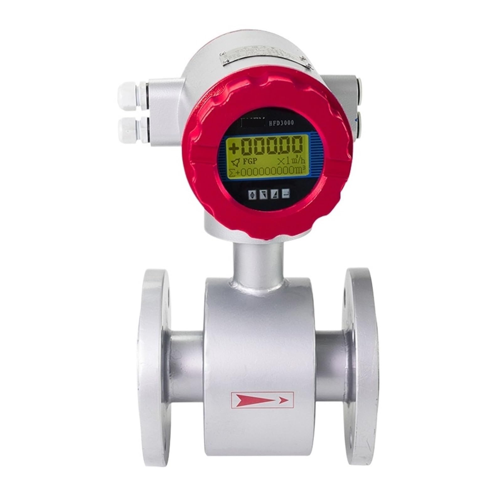 KSZHZYMGX Sewage Waste Water Flowmeter Integrated Electromagnetic Electronic Flow Meter 4-20mA RS485(DN20)
