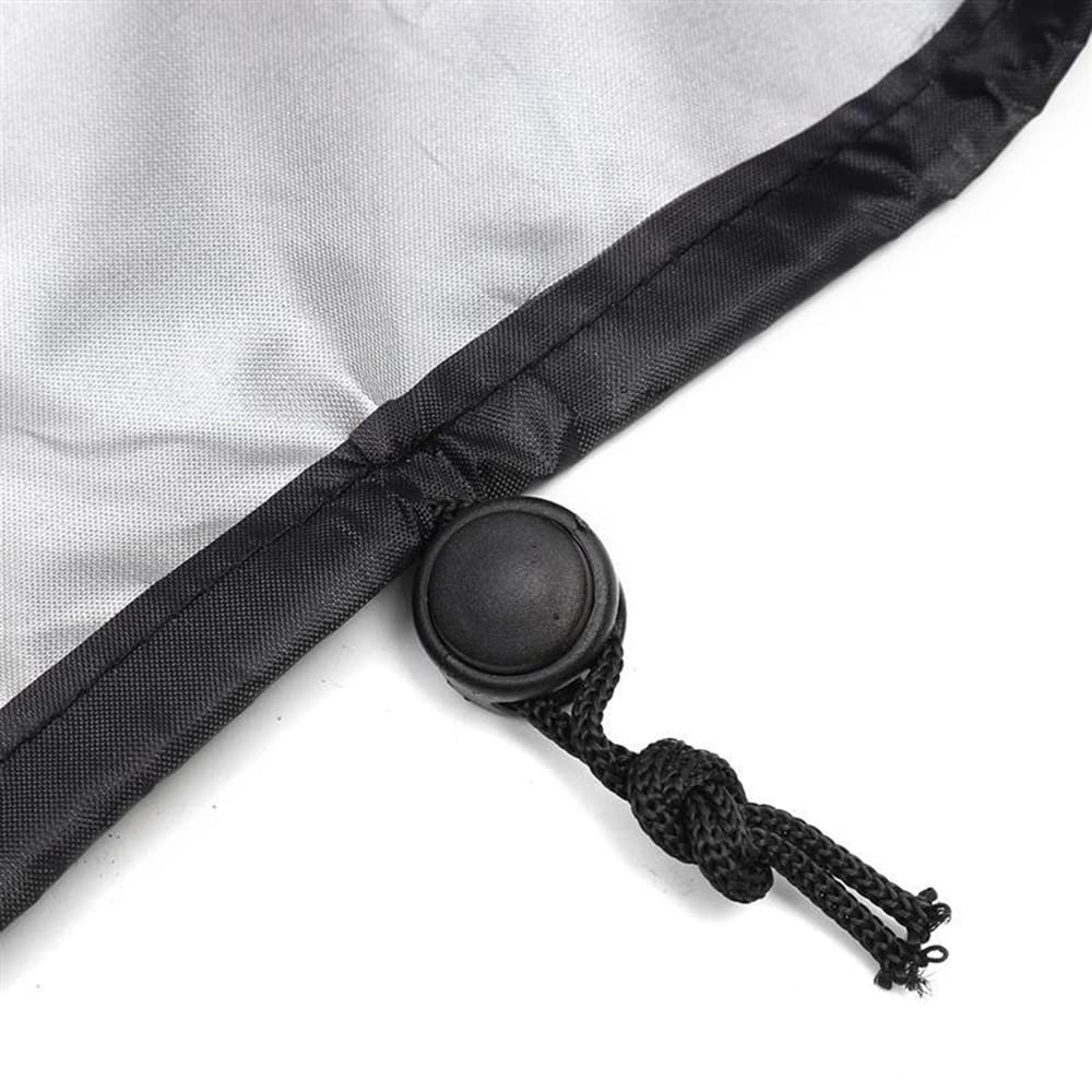 Housse Protection Tondeuse Gazon Imperméable 195x66x108 Cm - Housse Tondeuse Tracteur Polyester 210D Avec Sac Rangement