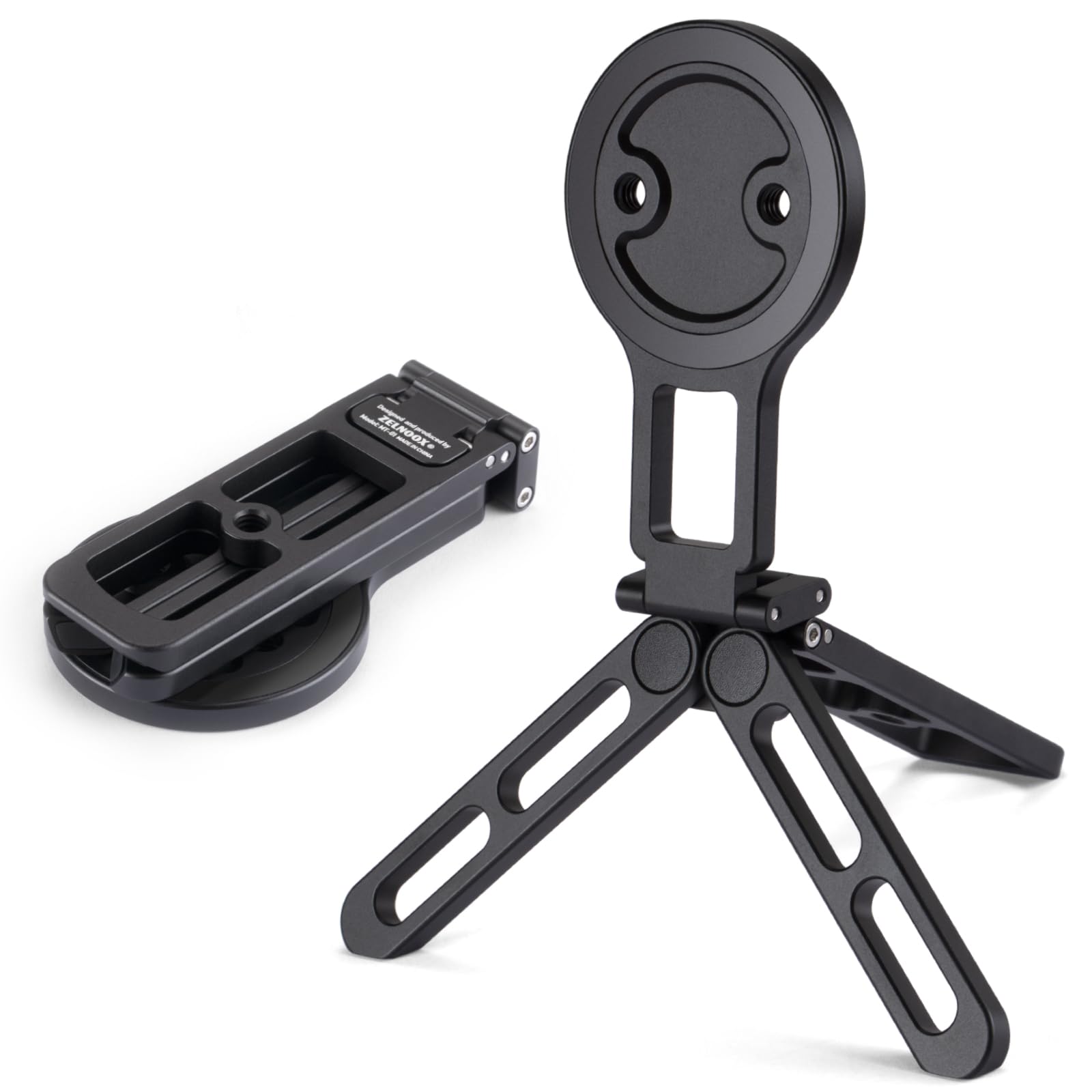 MagSafe Compatible Pocket-Sized Tripod - Sturdy Magnetic Hold, Height-Adjustable for MagSafe Phones, Ideal for Vlogging