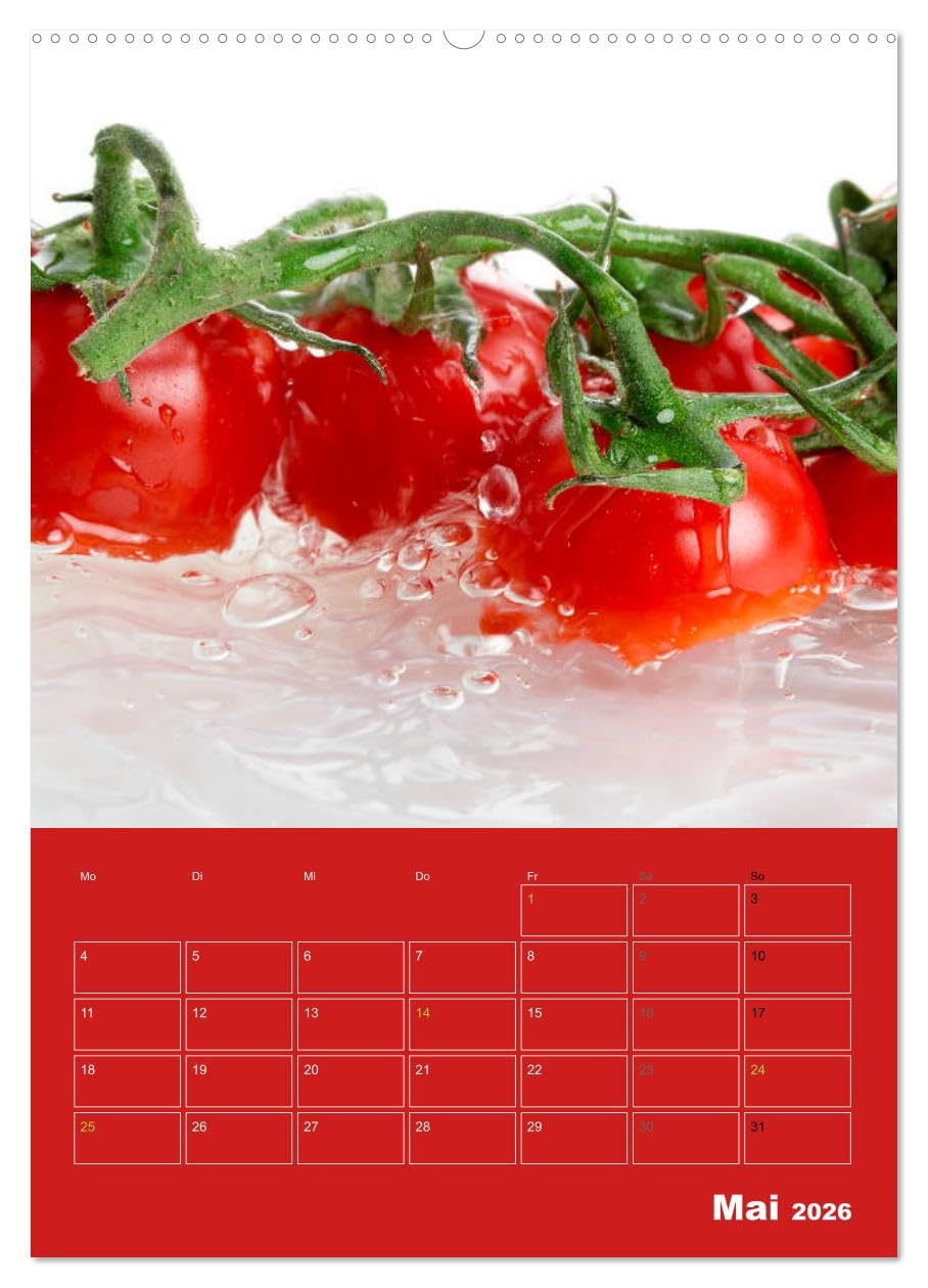 Buntes für die Küche (hochwertiger Premium Wandkalender 2026 DIN A2 hoch), Kunstdruck in Hochglanz: Frische und farbenfrohe Foodbilder für die Küche. (CALVENDO Lifestyle)