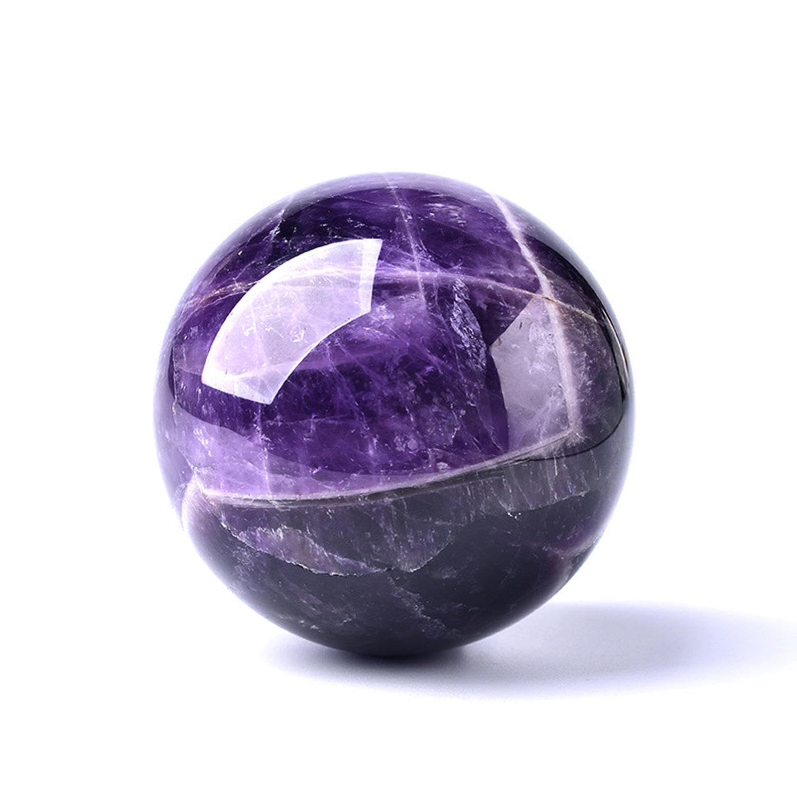 Ltrajuynh One Color Amethyst Crystal Ball Sphere Balls For Witchcraft And Decorative,Diameter 1.6In(4Cm)