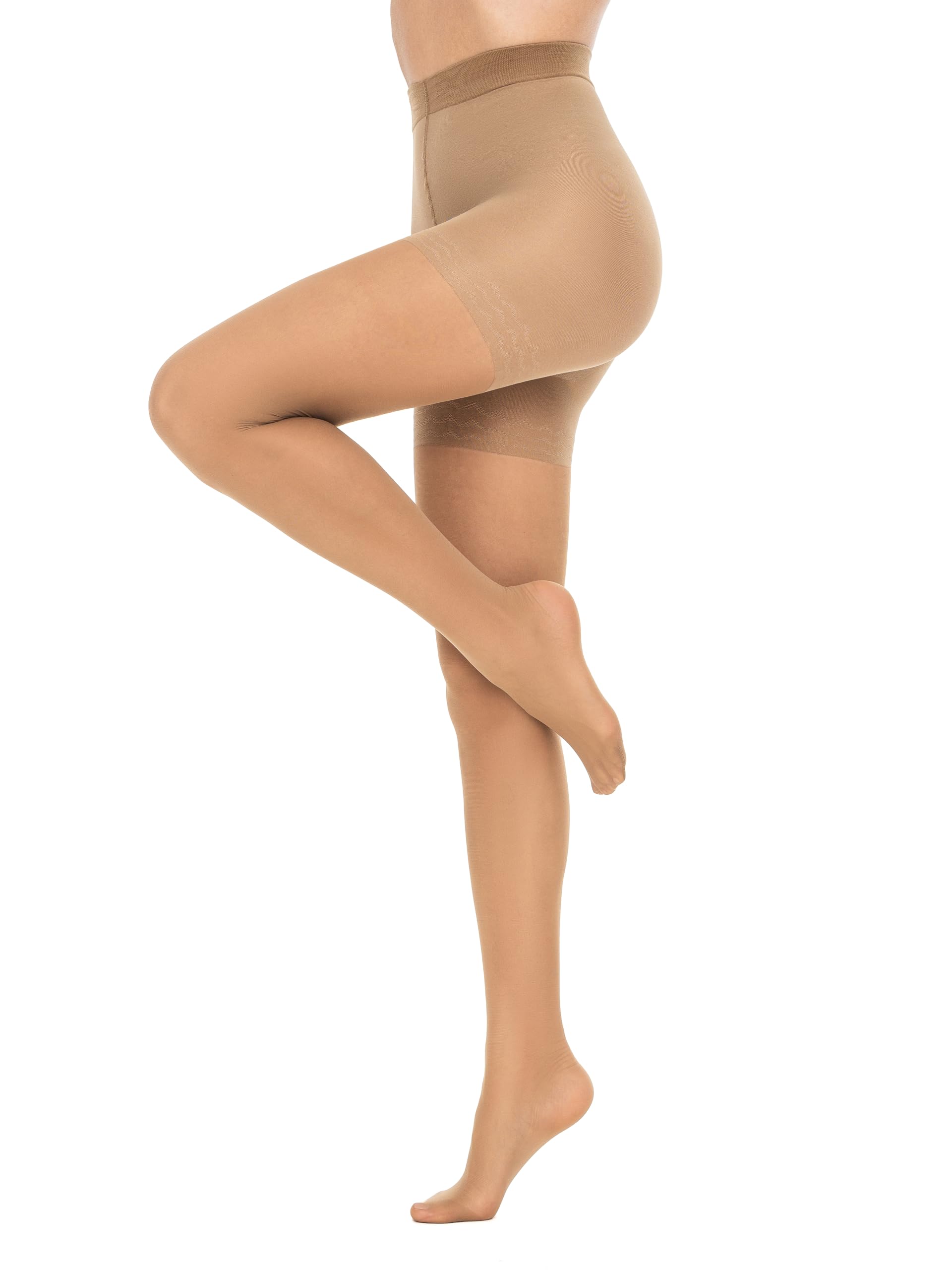 Veluk 40D Control Top Tights for Women Tummy Shaping Pantyhose