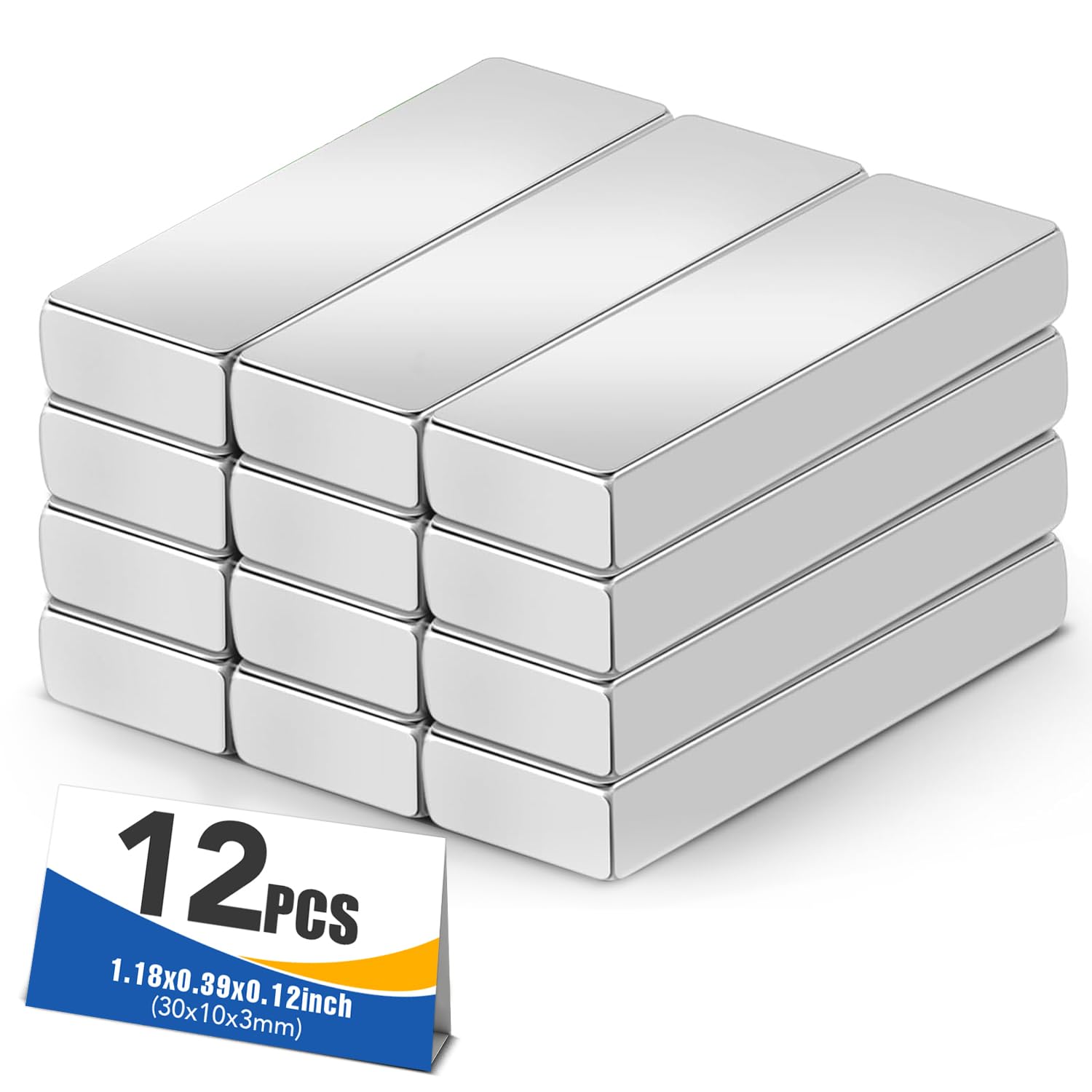 Strong Neodymium Magnets - Adhesive Backing -10