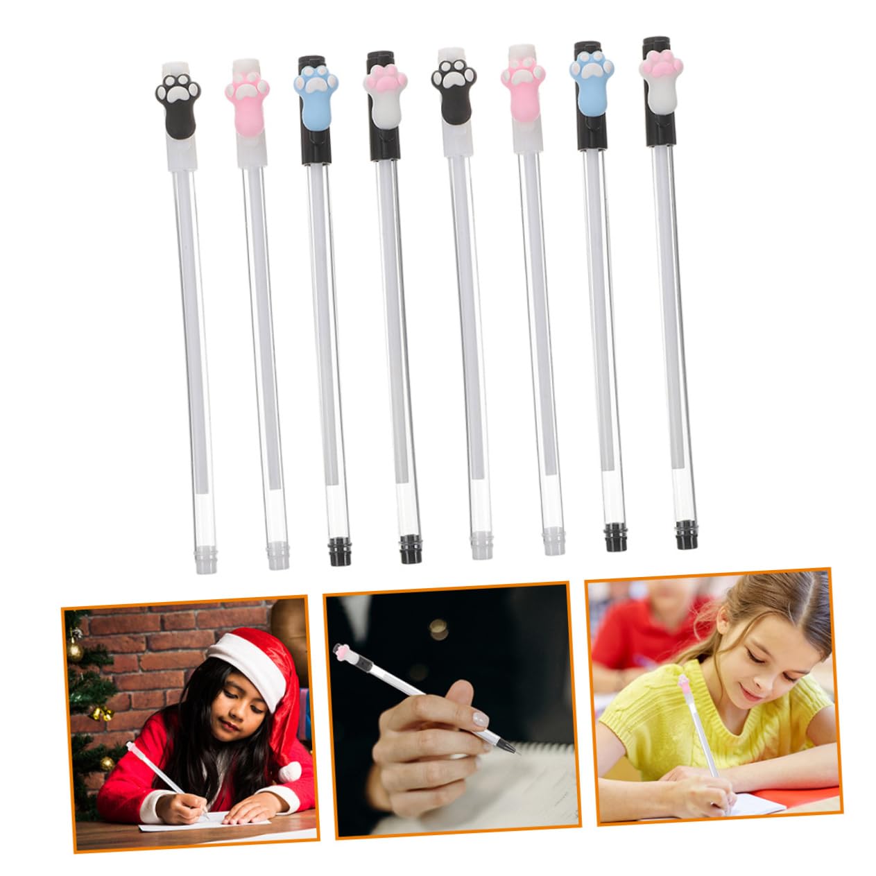 6 Gel-Stifte Set – Bunte Cartoon-Motive, 0,5 Mm Feder, Für Schule, Büro Und Kreative Projekte