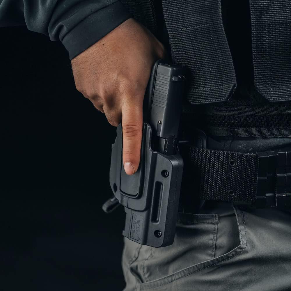 G19 Holster and G19 Magazine Holster OWB IWB for G19 Omitac Holster 9mm Mag Holder (Paddle)