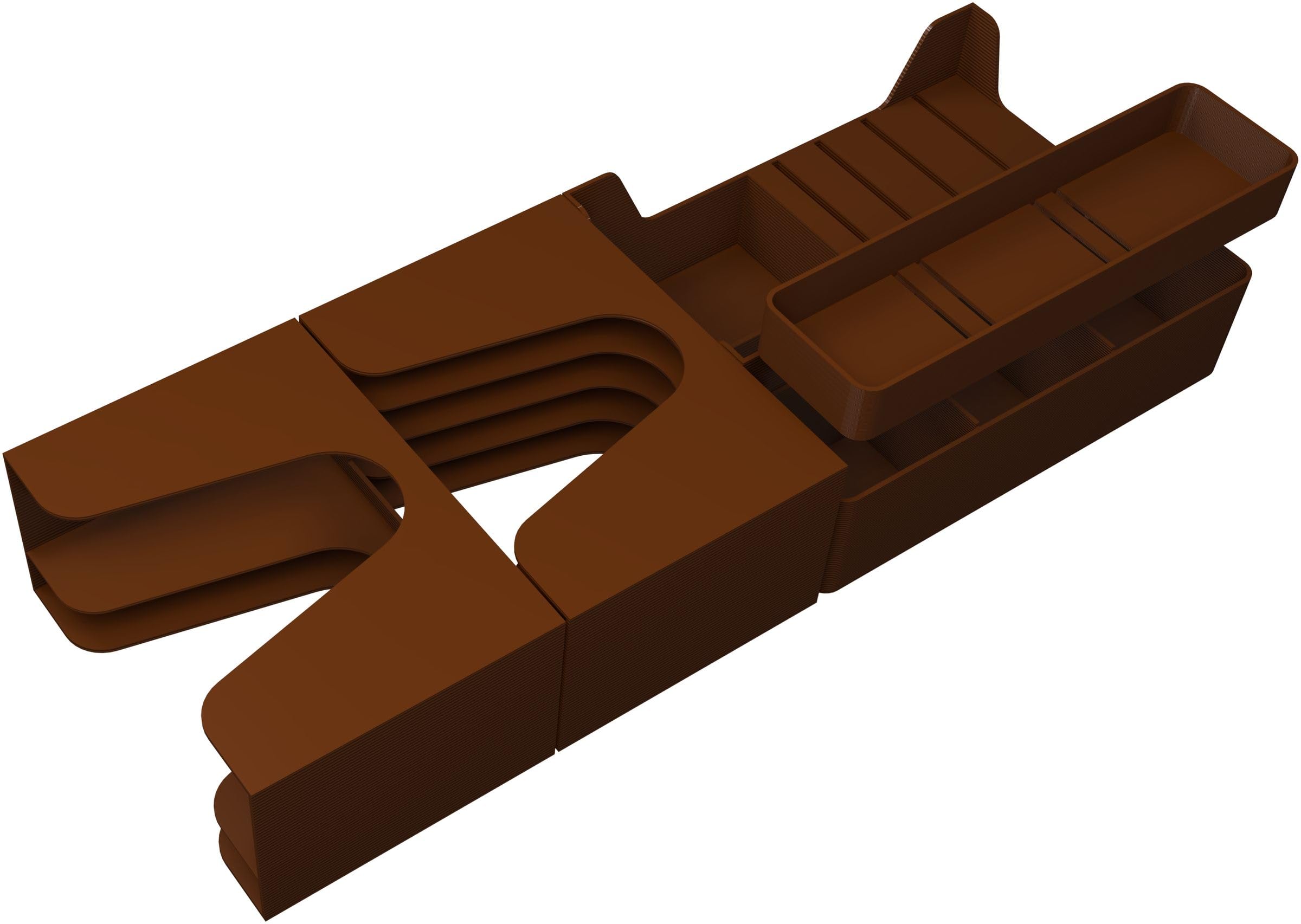 Feldherr Organizer Per Living Forest – Inserti In Plastica Stampati 3D Per La Scatola Base, Vassoi E Portacarte