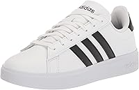 adidas Women's Grand Court 2.0 Tennis Shoes - Durable Synthetic Leather Sneakers with Cloudfoam Comfort & Rubber Grip