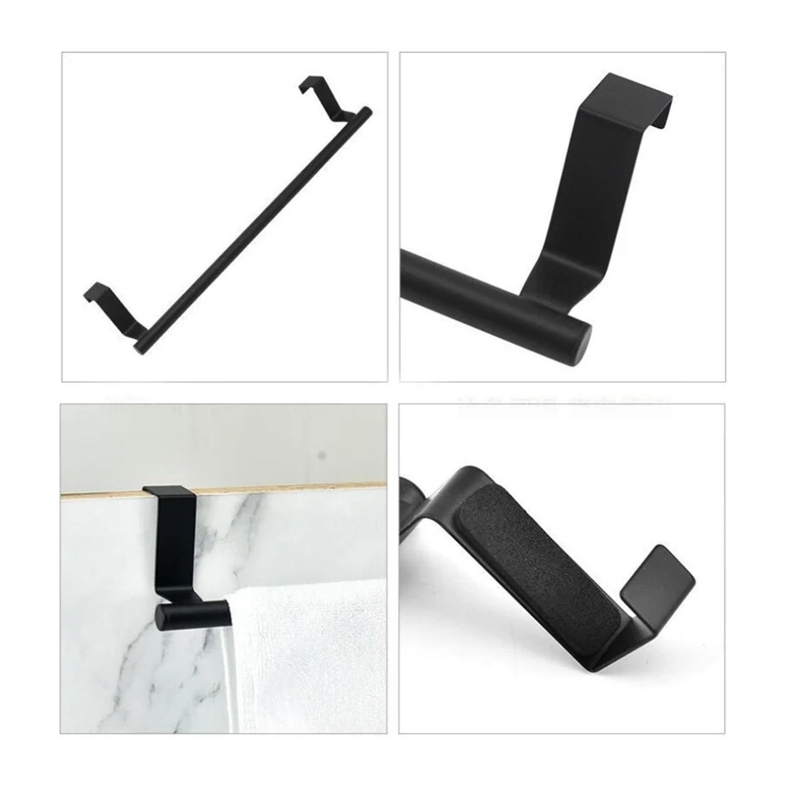 Paquete de 1 toallero for Colocar sobre la Puerta for baño y Cocina