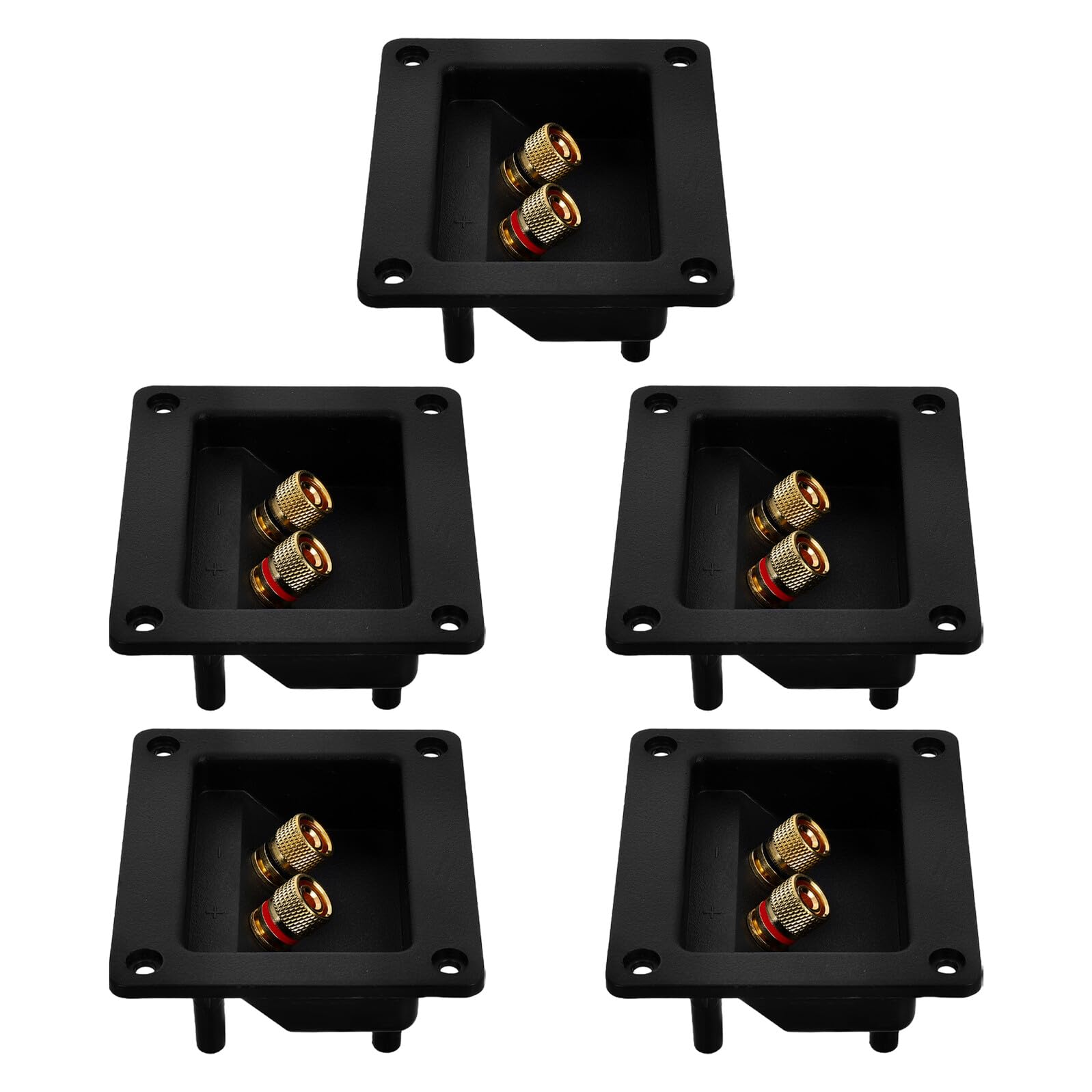 Terminal de altavoz con caja de conexiones de audio de vías para un sonido sin ruidos 8