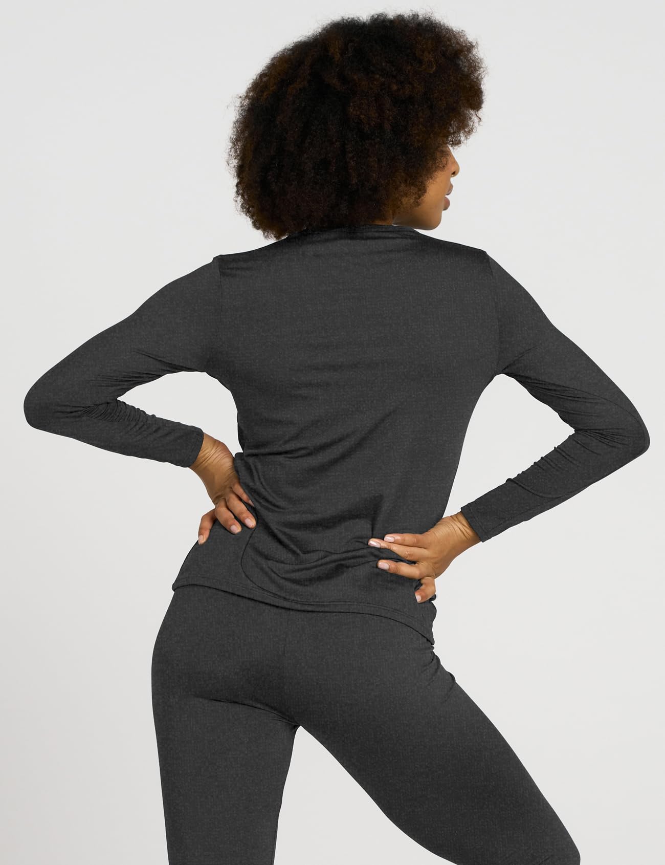 LAPASA Pacco da 2 o 1 Maglia Termica Donna Manica Lunga Fodera in Micro Pile - Pigiama Abbigliamento Intimo Canottiera Calda Elegante Elastica Traspirante Sportiva L15/L39/L42