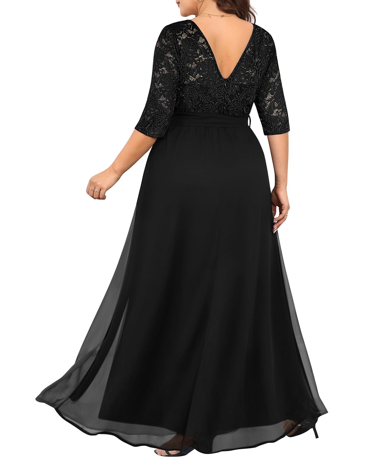target black bodycon dress Midi Material:Asian Hardwood, Polyresin M&M COMMENSE Asymmetrical Ruffle Net