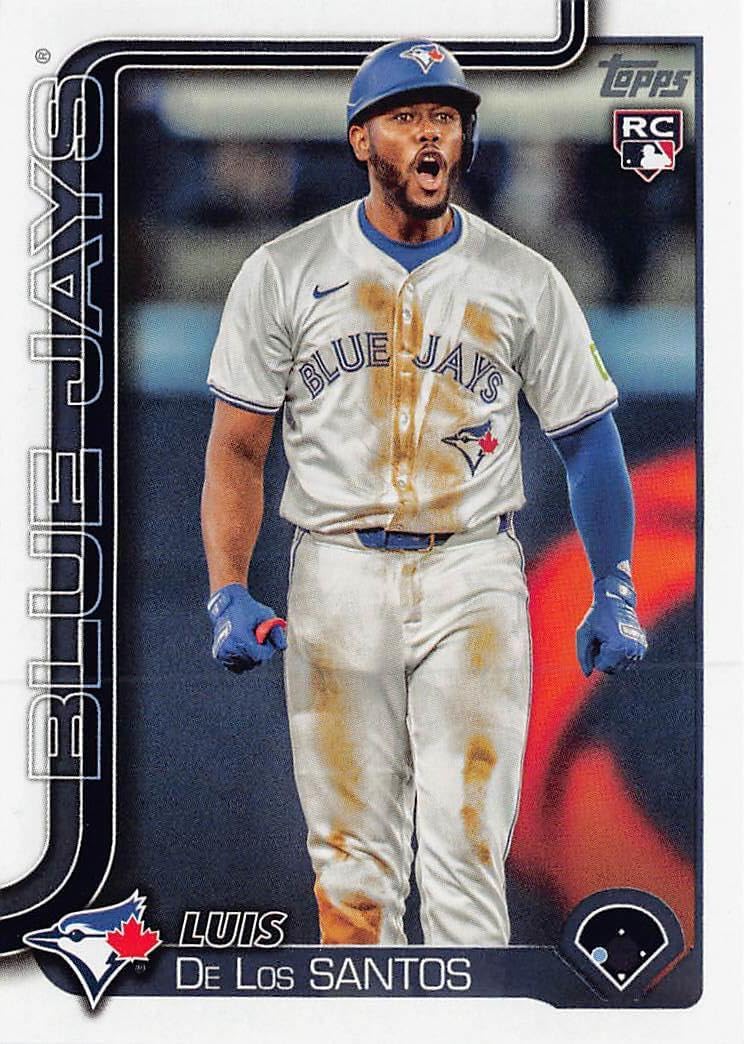 Amazon.com: Toronto Blue Jays 2025 Topps Complete Mint Hand Collated 25  Card Team Set Featuring George Springer, Vladimir Guerrero Jr and Bo  Bichette with 8 ROOKIE Cards including Luis De Los Santos