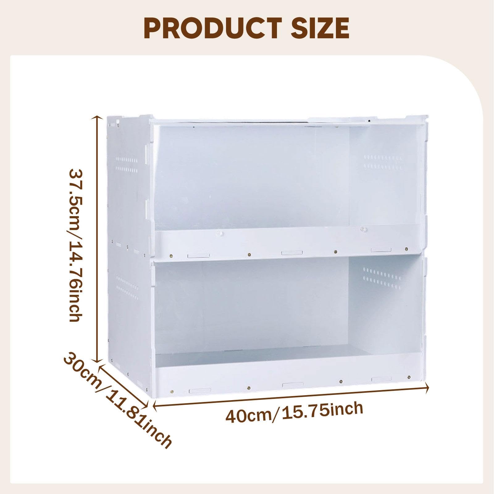 Caja de Alimentación para Reptiles, Terrario para Reptiles, Kit de Inicio para Arañas Y Geckos, L