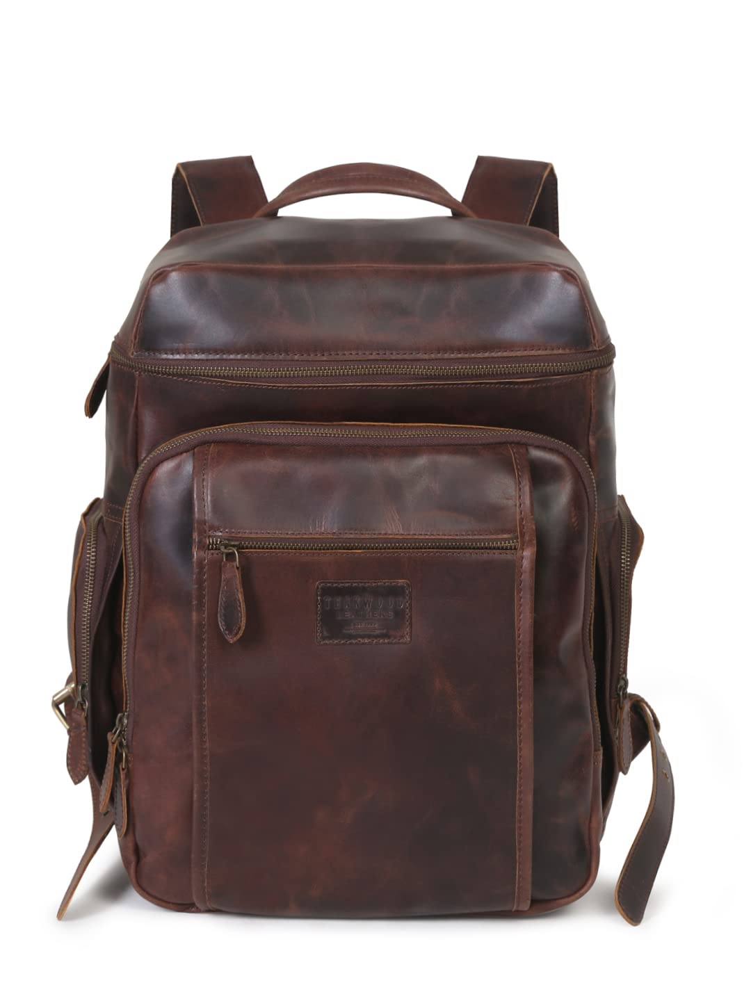 TEAKWOOD LEATHERS Water-Resistant Casual College Office Laptop Backpack (B09Z9GP3TF) Amazon Price History, Amazon Price Tracker