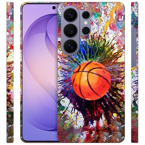 Coque Samsung S26 Ultra 5G GlamCase en plastique dur motif basket vintage