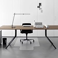 Vista 2 de Naturehydro Alfombrilla Transparente para Silla para Suelos Duros - 48" x 30" Alfombrillas Transparentes para Suelo de Escritorio de Computadora