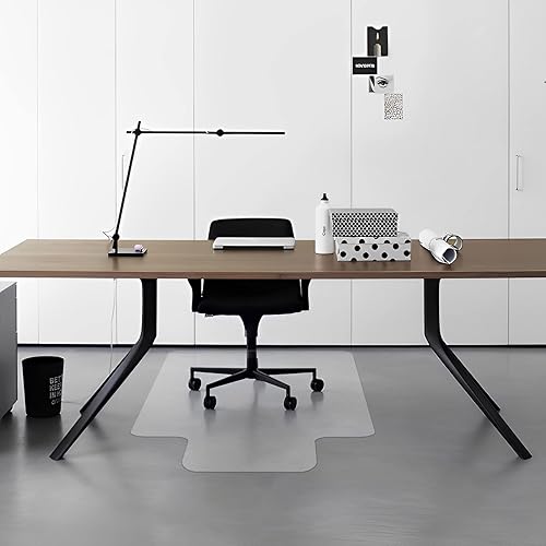 Miniatura 2 de Naturehydro Tapete transparente para silla para suelos duros, 48 x 30 pulgadas, tapete transparente para escritorio de computadora, para protección