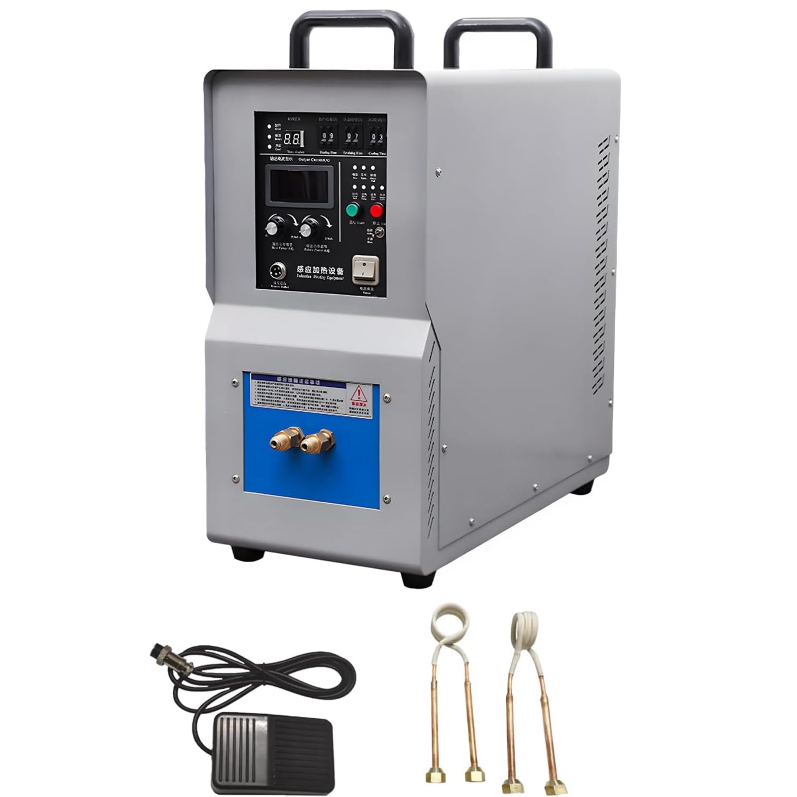 Maszyna grzewcza do kucia indukcyjnego 15KW/20KW - piec do hartowania do wytapiania żelaza do kucia - Sprzęt do hartowania metali - do topienia, spawania, hartowania, wyżarzania, lutowania
