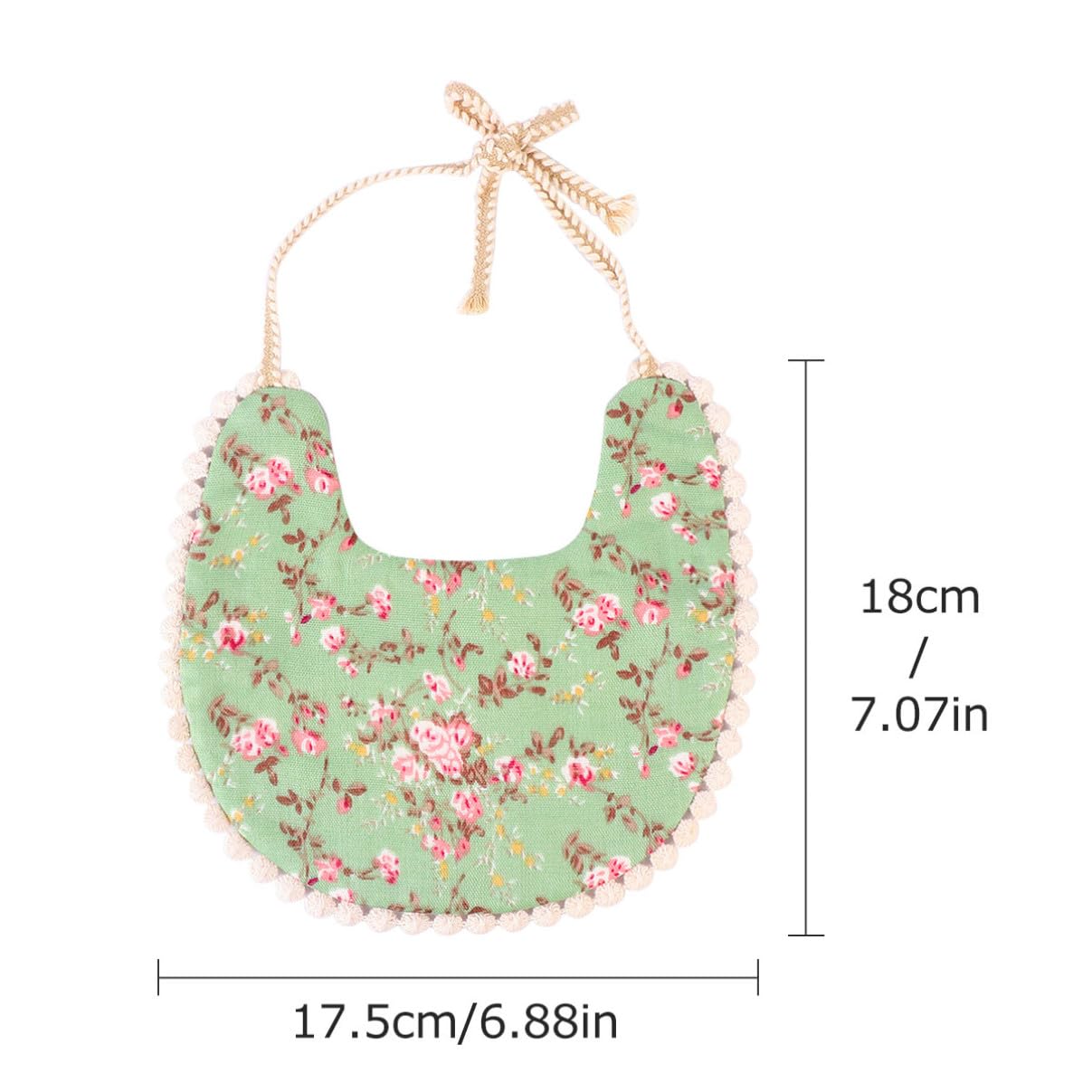 ifundom 6piezas Baberos De Algodón Para Bebés De Doble Capa Lavables y Impermeables Toalla Para Recién Nacidos Protección Contra Saliva y Manchas Unisex