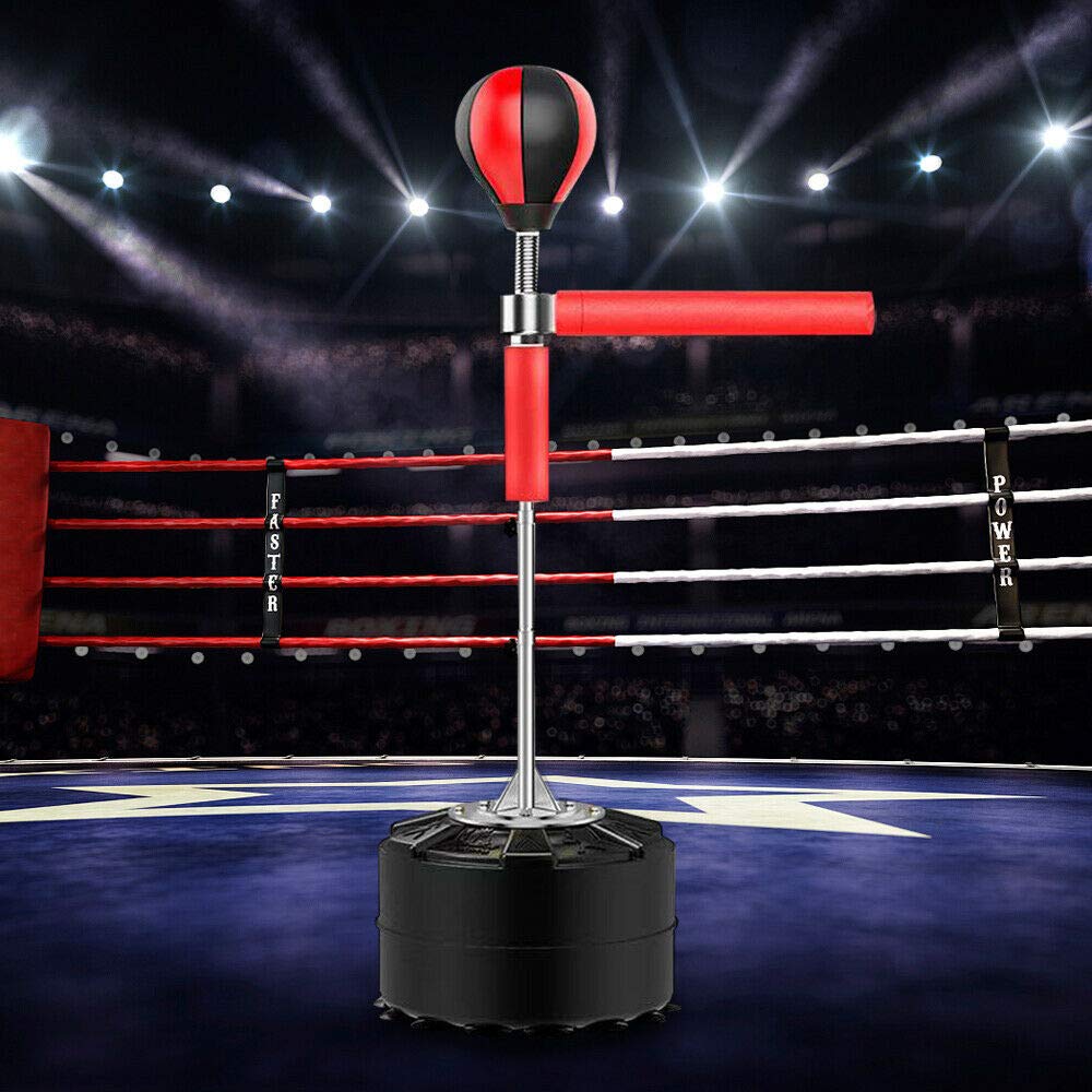 Free Standing Punch Bag with Reflex Ball, Boxing Hand