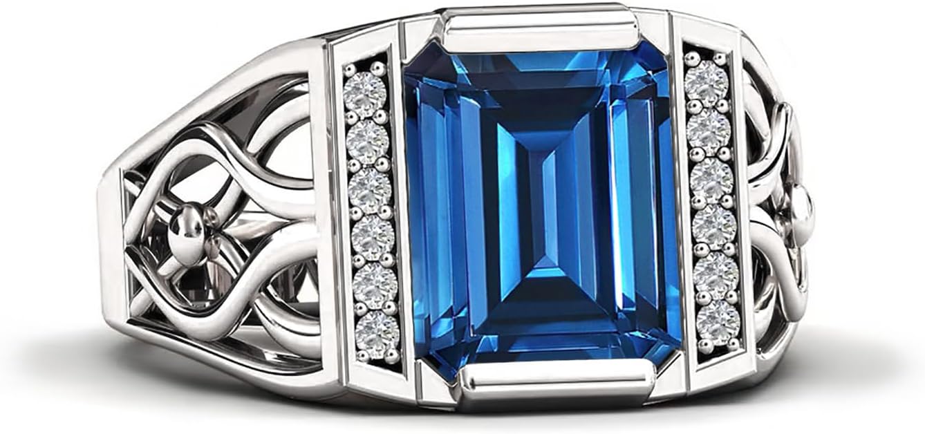 10K 14K 18K Gold Carat Mens Sapphire Engagement Zambia Ubuy