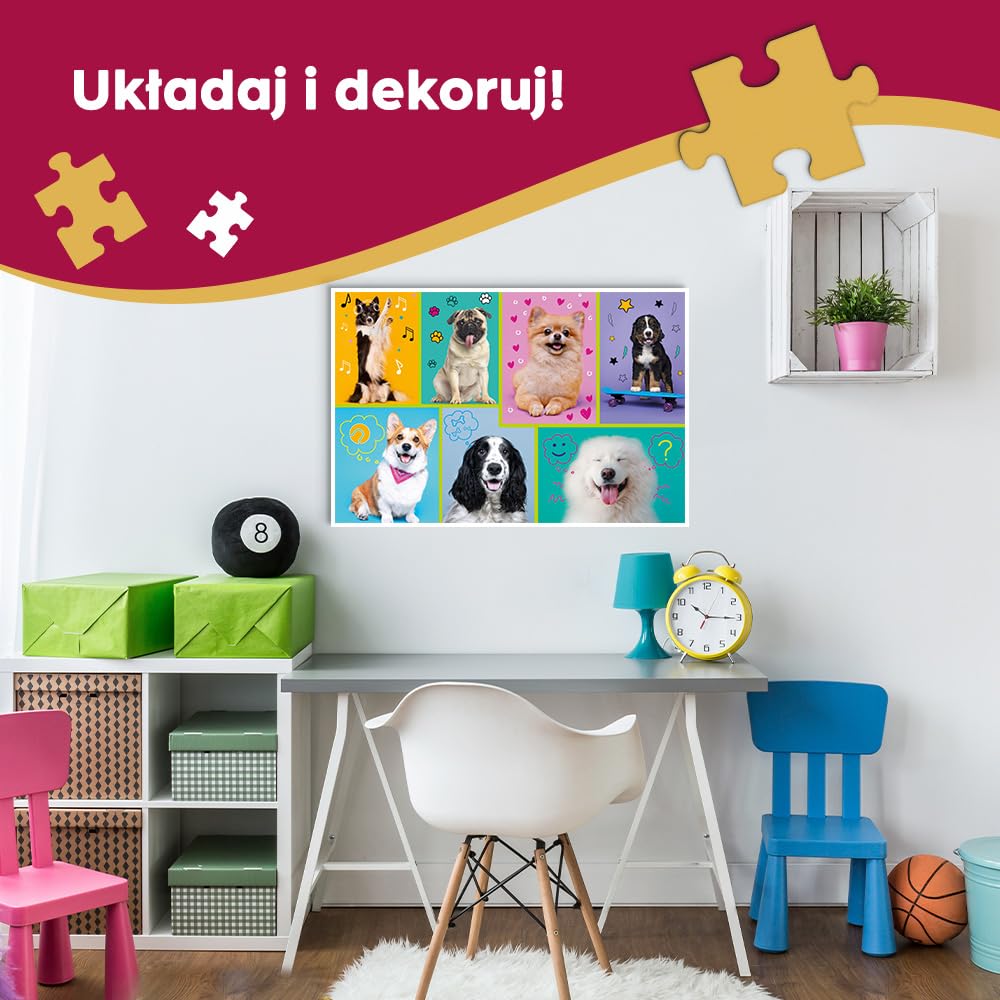Trefl - Puzzle z Efektem 3D, Dinozaur - 160 Elementów - 40-lecie Trefl, Kolorowe Puzzle ze Zwierzętami, dla Dzieci od 6 lat