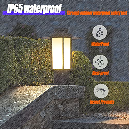Lámpara de pie china para exteriores con diseño moderno de baliza y columna LED para jardín 5