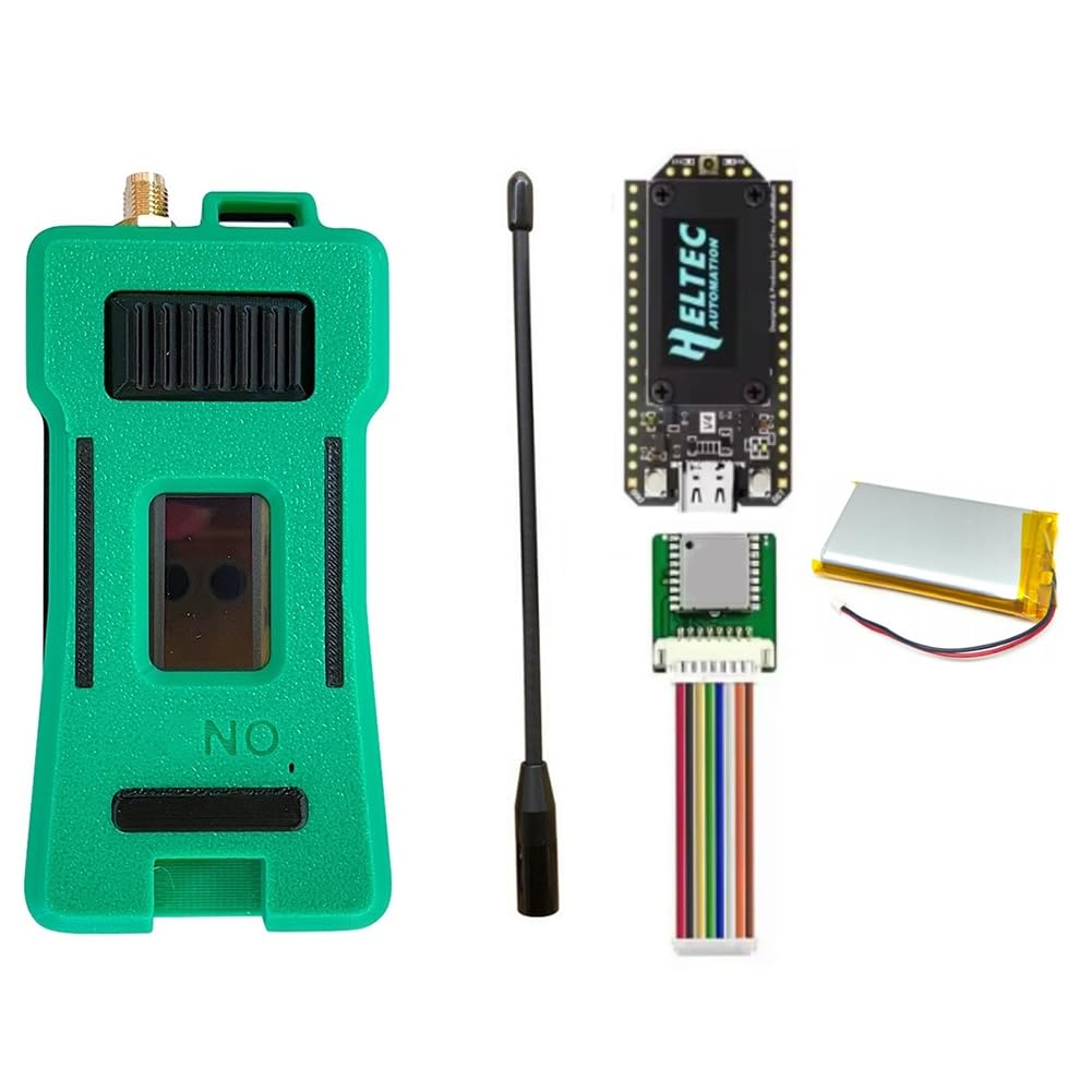 Carcasa LoRaWAN Kit para red Meshtastic Upgrade C con placa Heltec WiFi LoRa 32 8